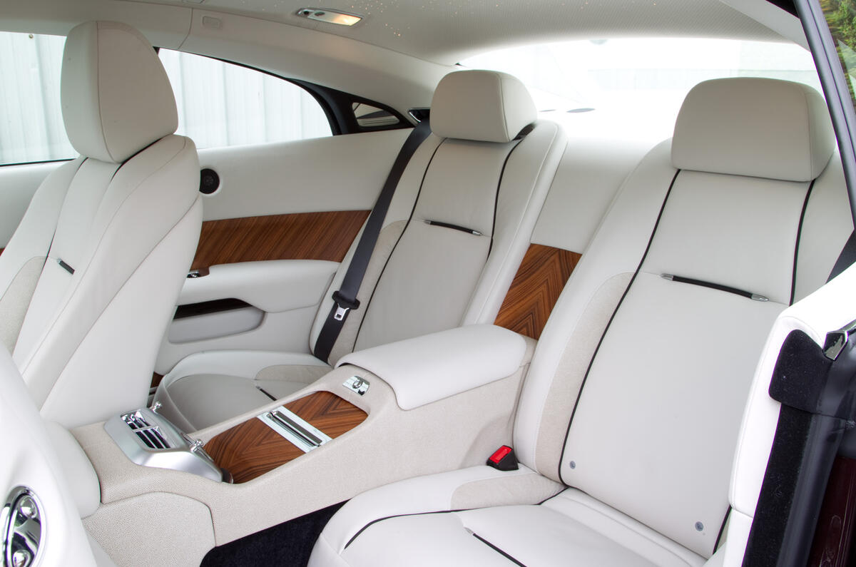 Rolls-Royce Wraith rear seats