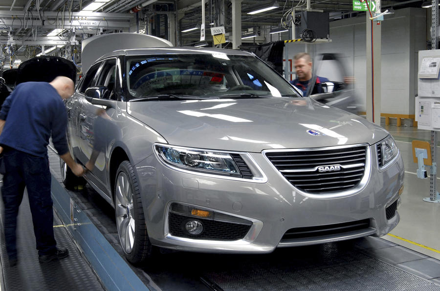 Saab restarts production