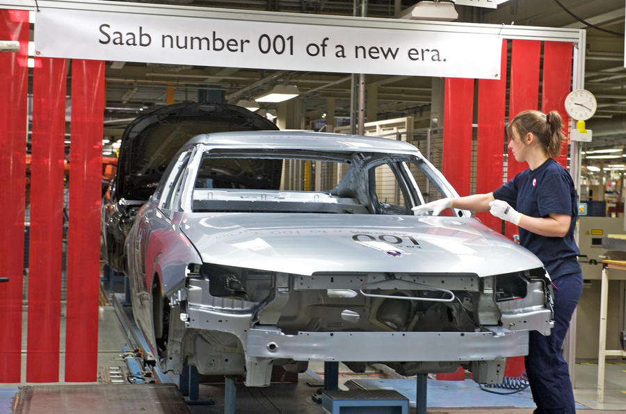 Saab production resumes