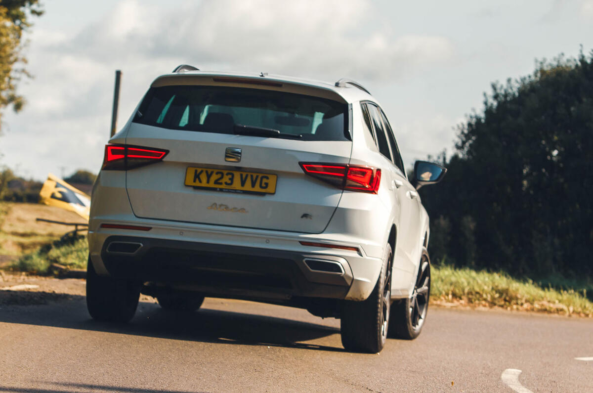 seat ateca review 2023 020 cornering rear