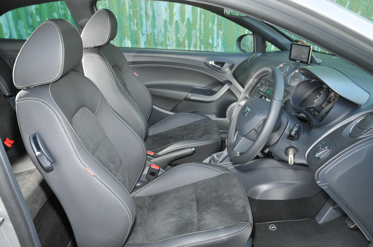 Intérieur de la Seat Ibiza