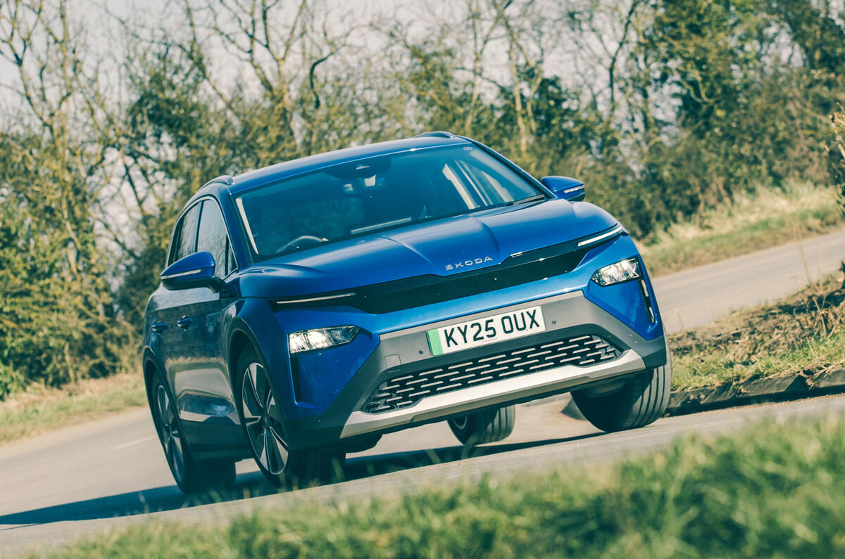 skoda elroq rt 2025 angle avant 30