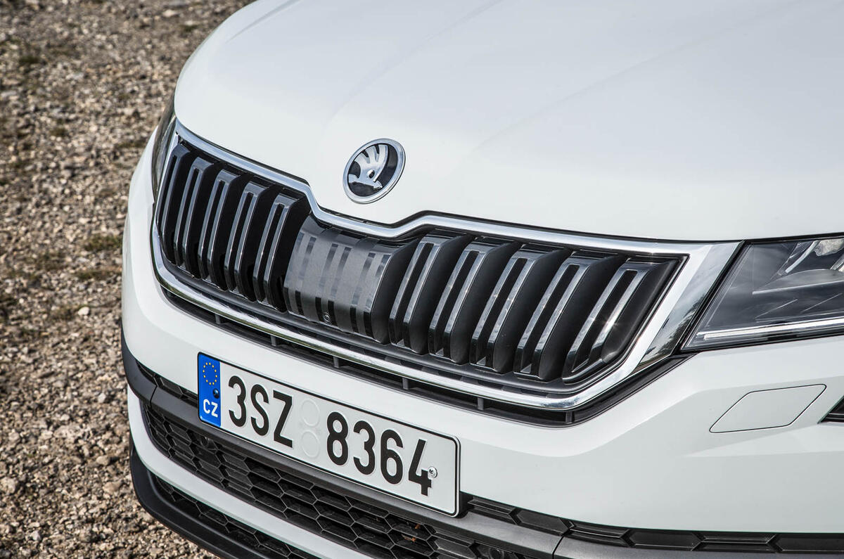 Skoda Kodiaq front grille