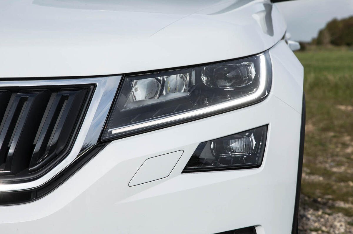 Skoda Kodiaq LED headlights