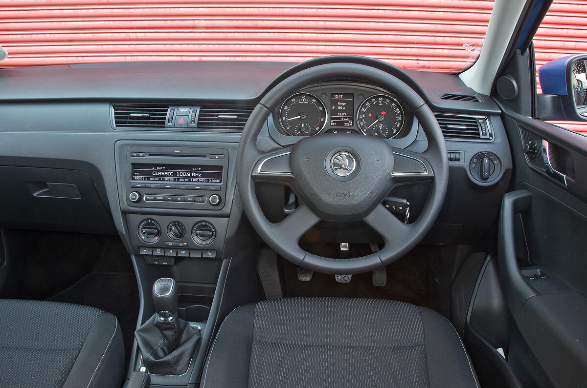 Skoda Rapid Interior Autocar