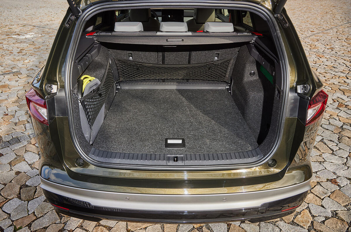 Skoda Enyaq Critique du coffre Skoda Enyaq Critique des sièges arrière