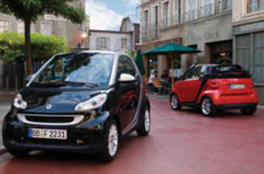 Smart's ForTwo grows up a little
