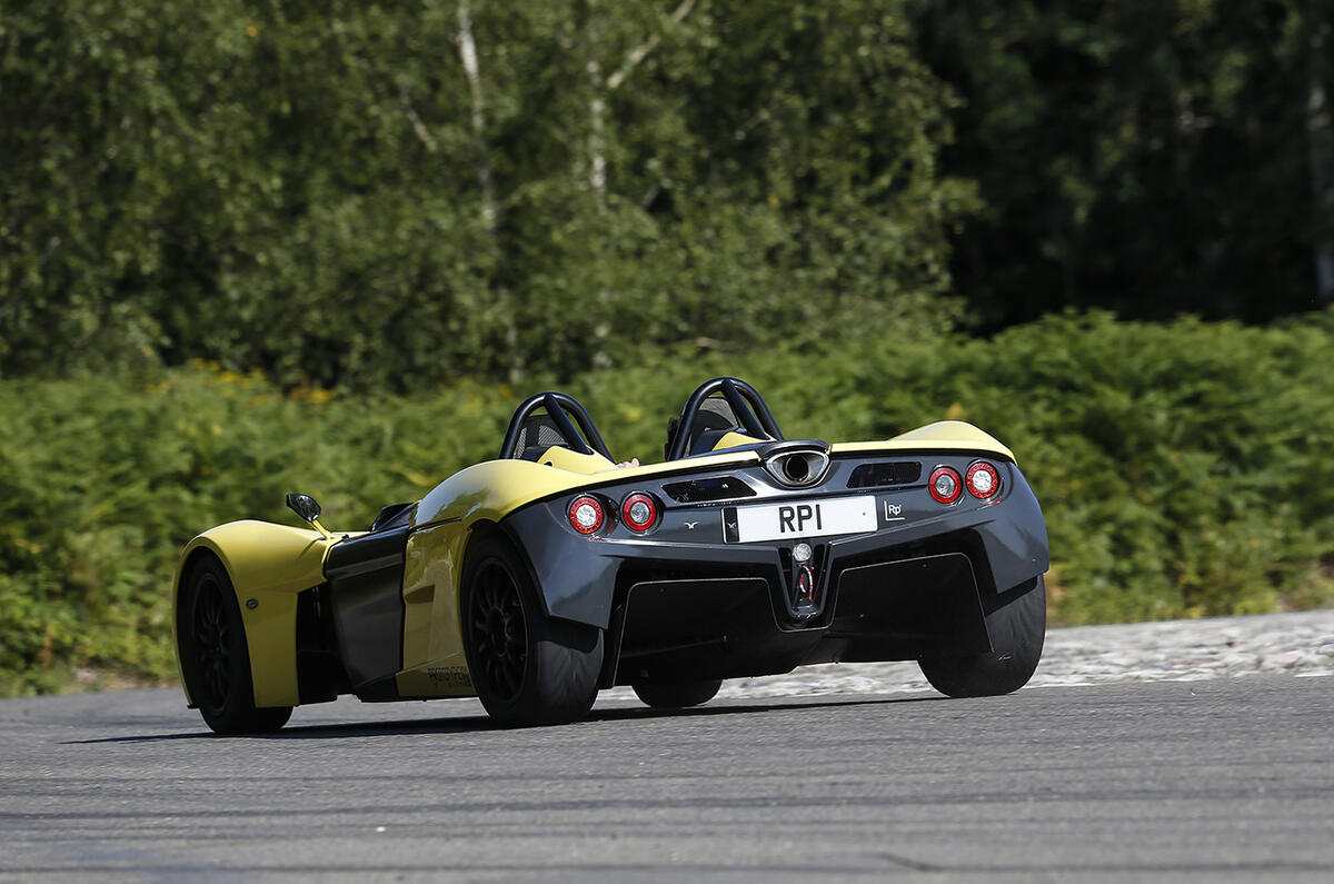 Elemental RP1 hard rear cornering