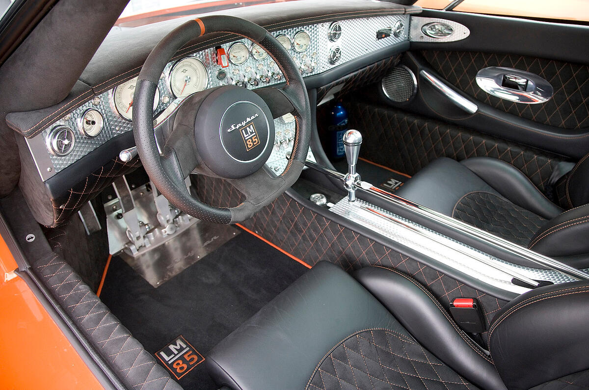 Spyker C8 Interior Autocar