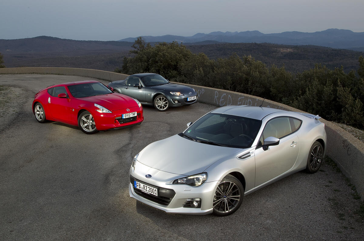 Subaru BRZ vs Nissan 370Z vs Mazda MX-5 