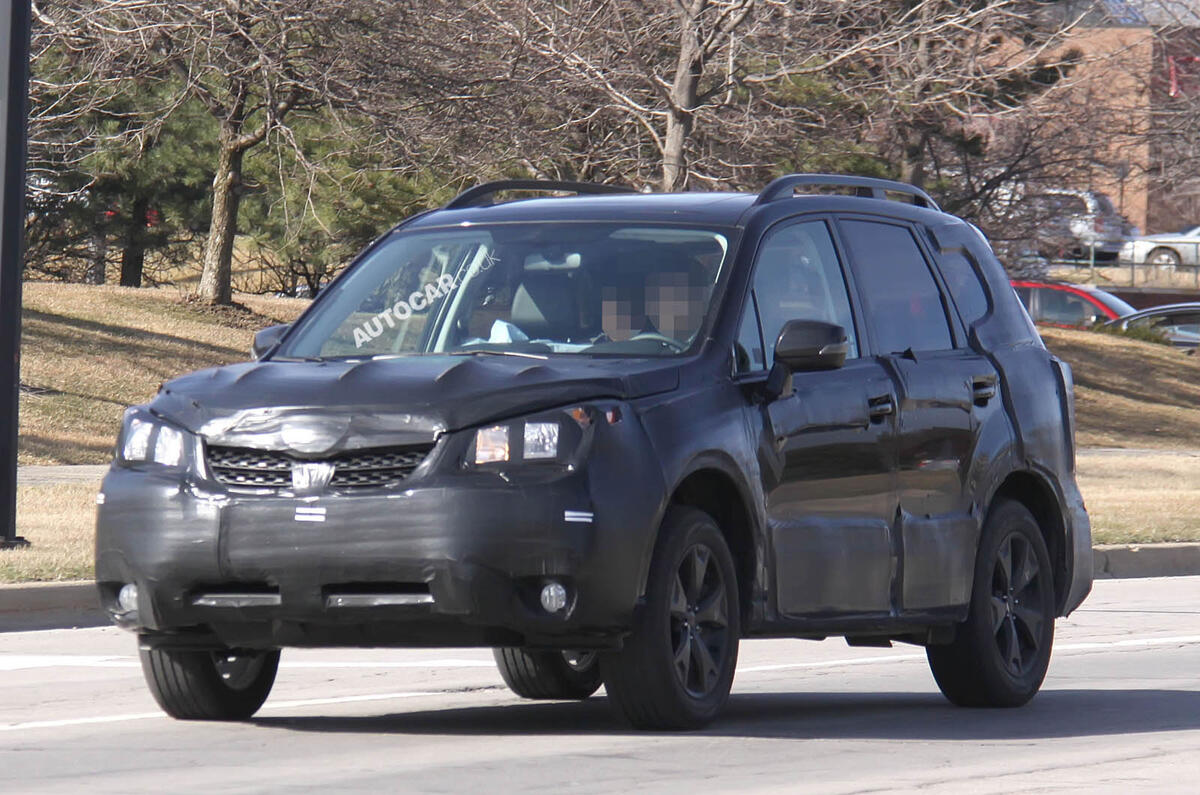 Subaru Forester prototype scooped