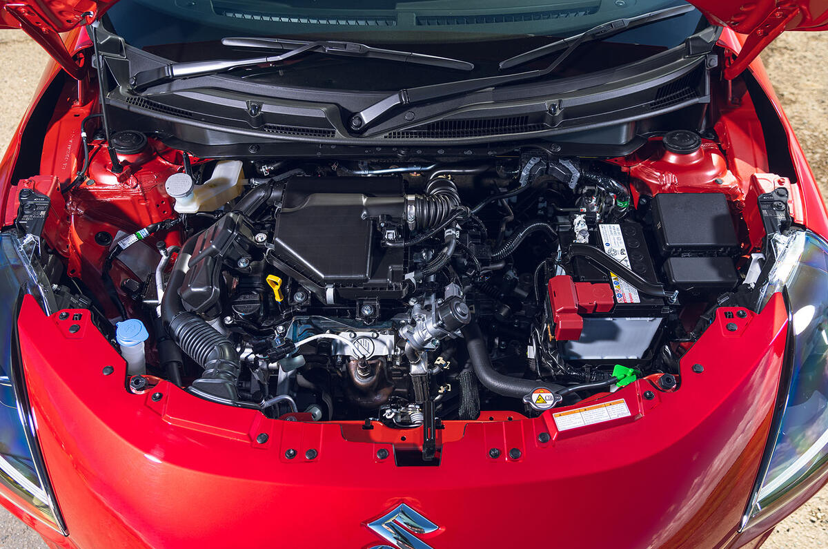 Compartiment moteur de la Suzuki Swift