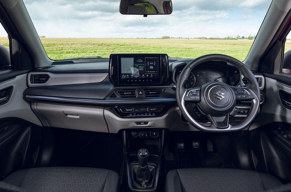 Intérieur de la Suzuki Swift