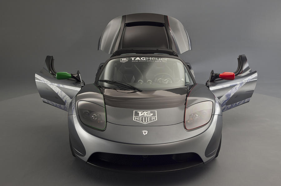 One-off Tesla Roadster by Tag