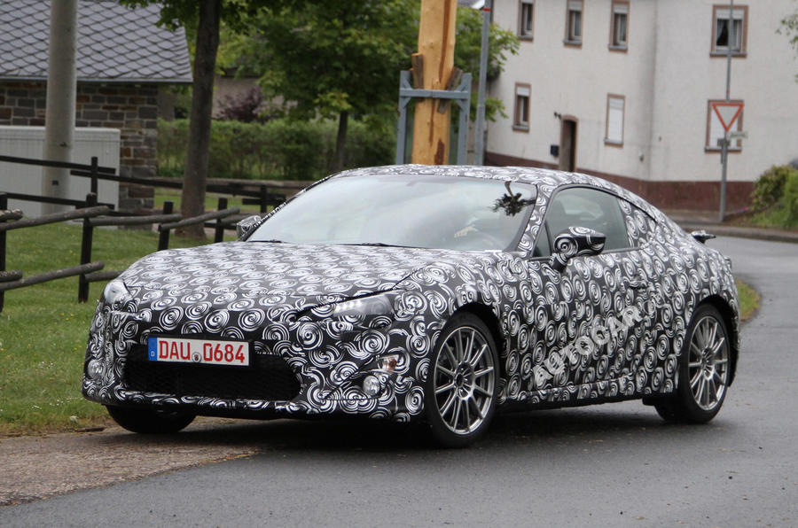 Toyota FT-86 spied testing