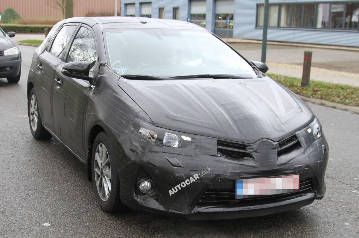 Next Toyota Auris spied