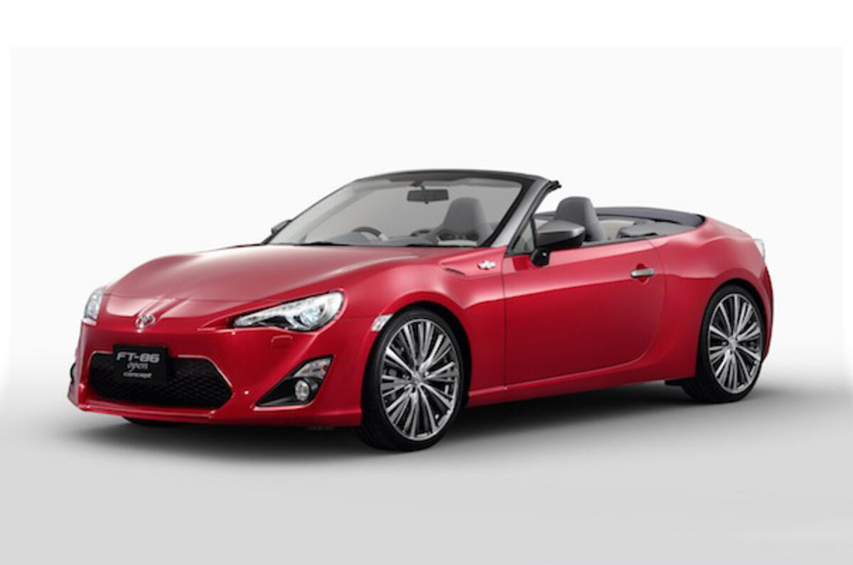 Tokyo motor show Toyota FT86 Open concept Autocar