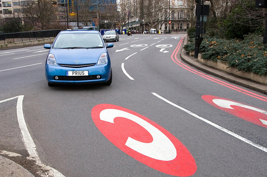 London Congestion Charge exemption reduced to 75g/km
