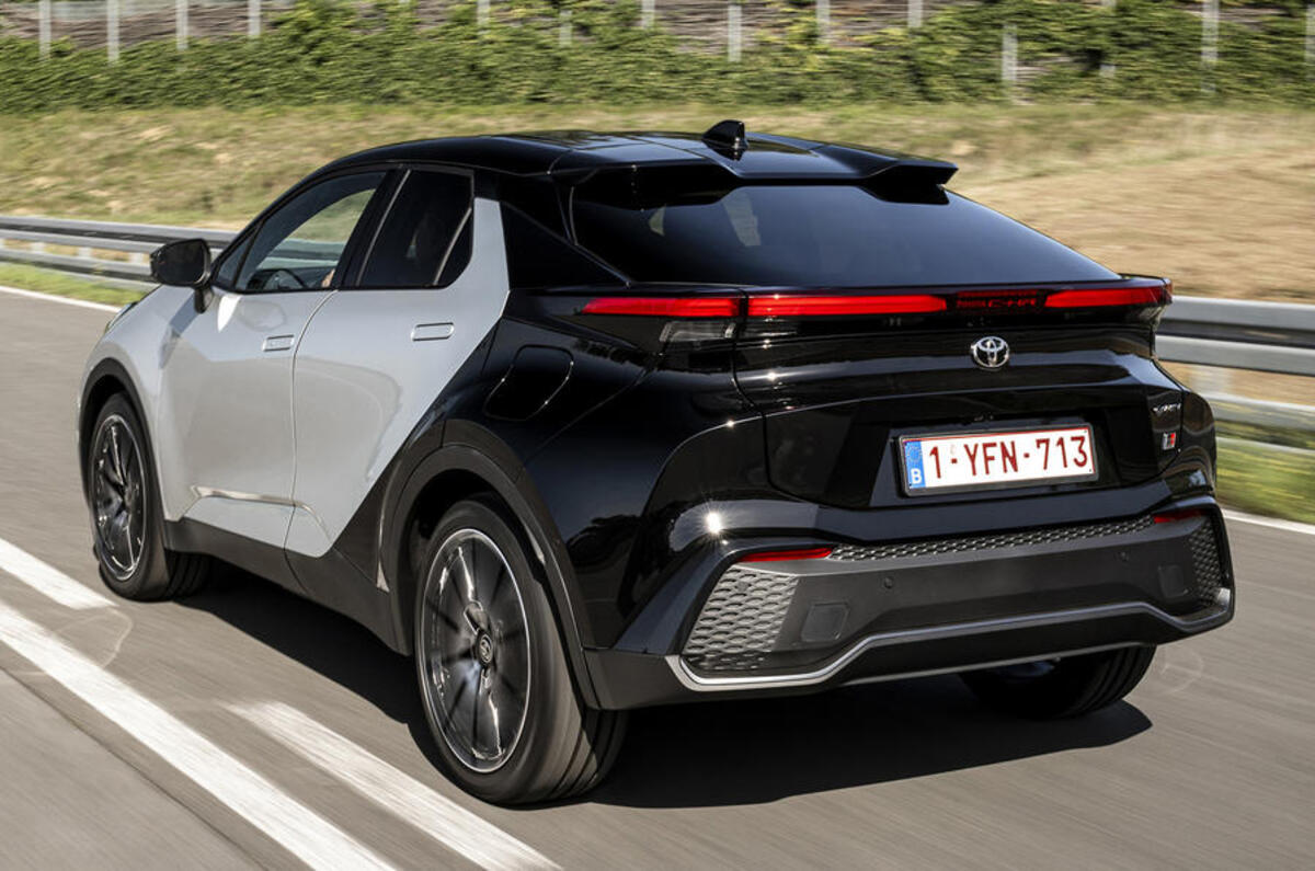 toyota c hr rear three quarter 2