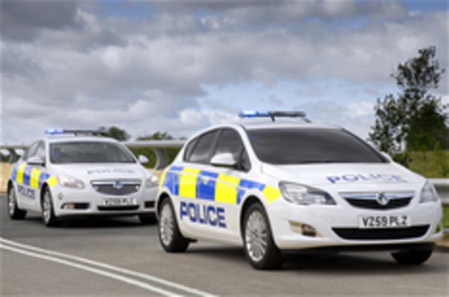 New Vauxhall Astra police car