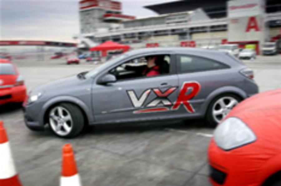 Test drive Vauxhall's VXR8 on the track