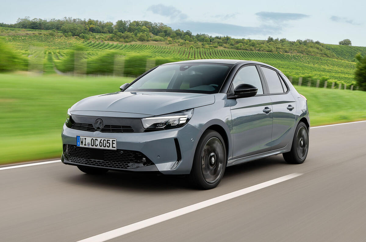 vauxhall corsa electric review 202304 tracking front