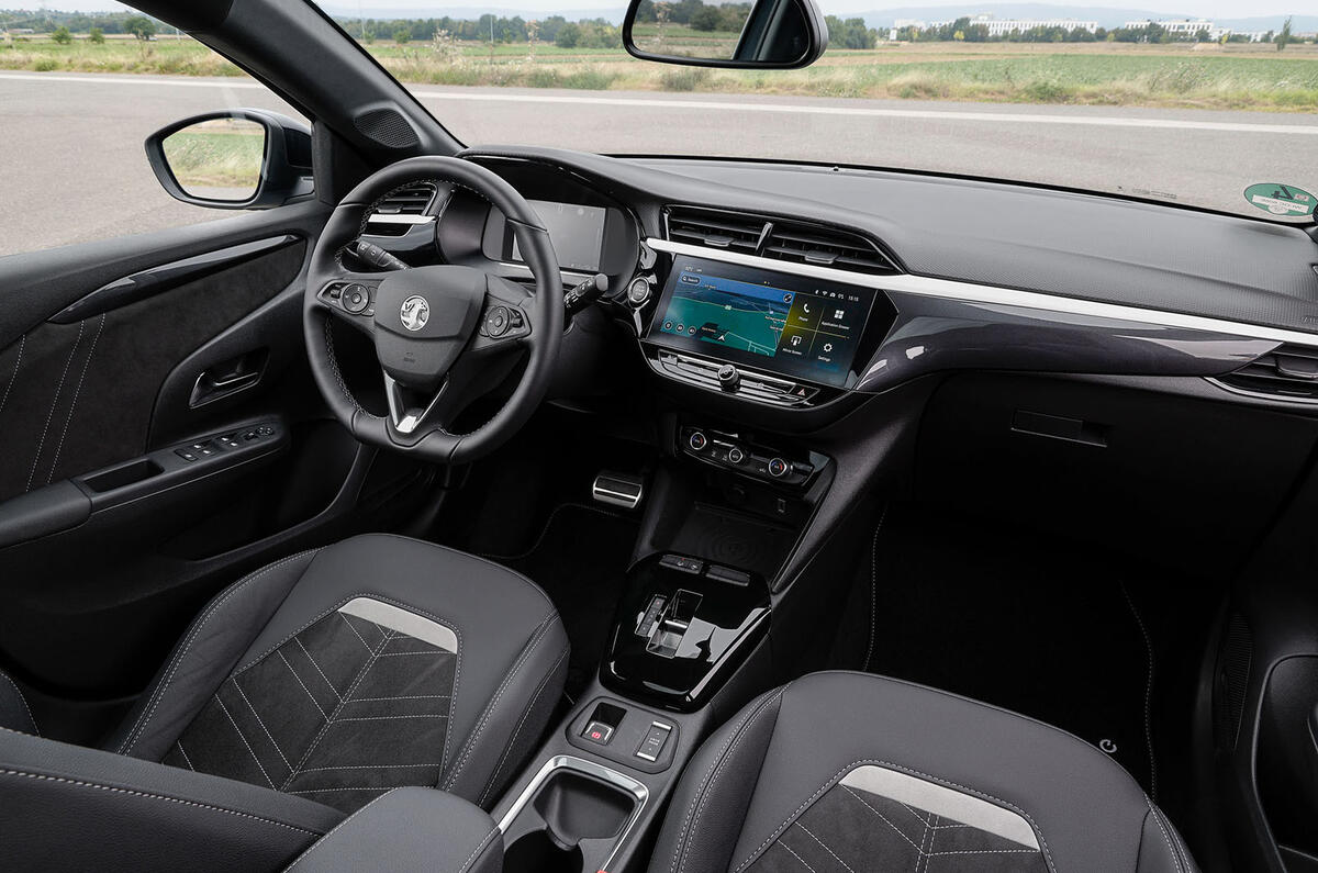 vauxhall corsa electric review 202313 cabin