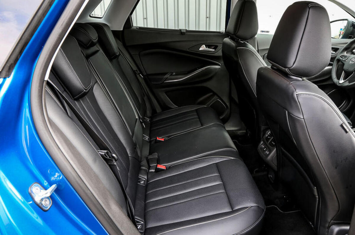 Vauxhall Grandland X rear seats