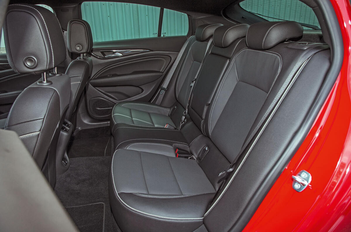 Vauxhall Insignia Grand Sport rear seats