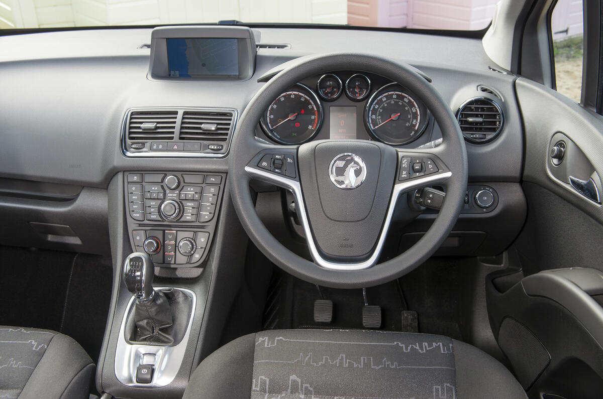 Vauxhall Meriva 20102017 interior Autocar