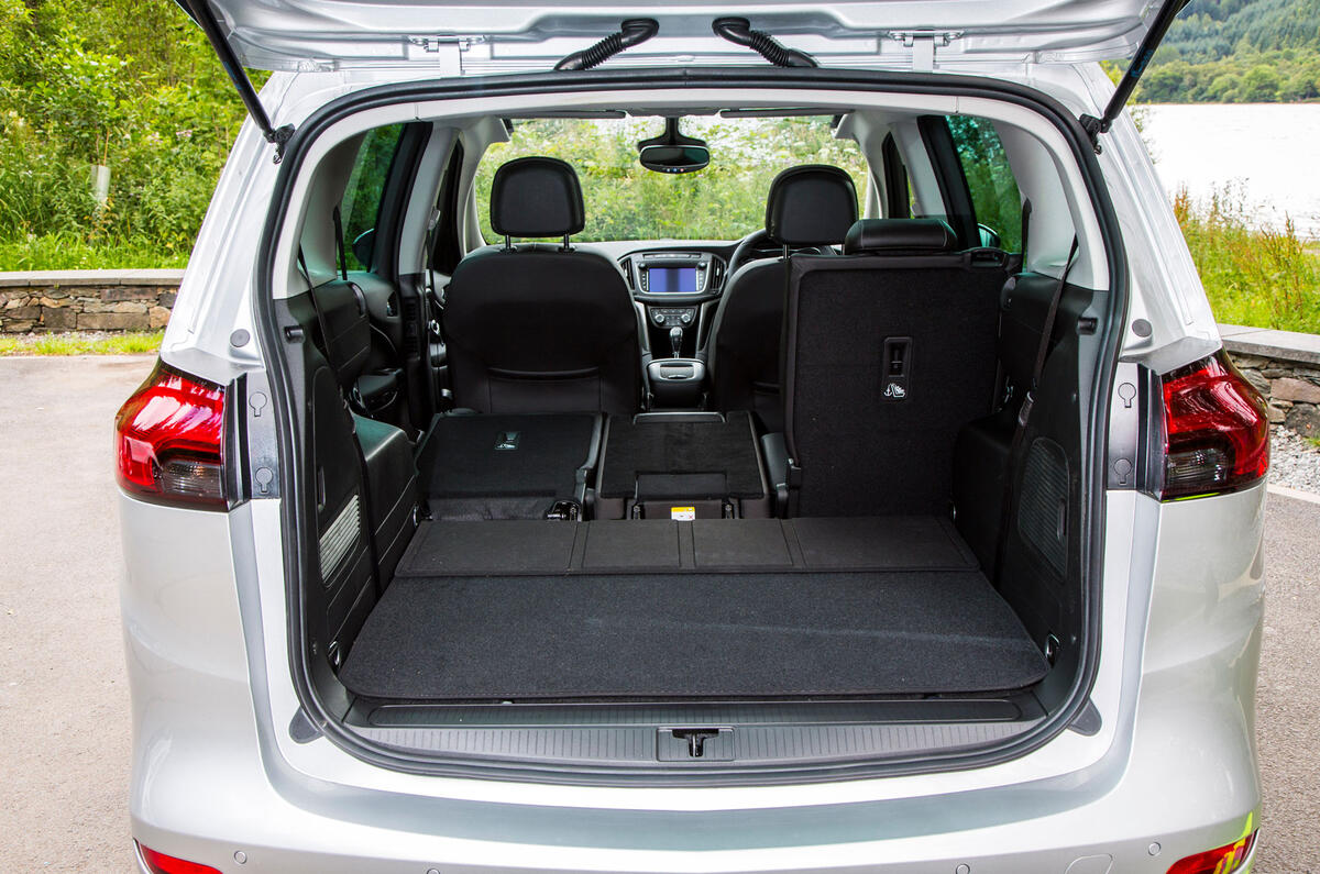 Vauxhall Zafira Tourer boot space