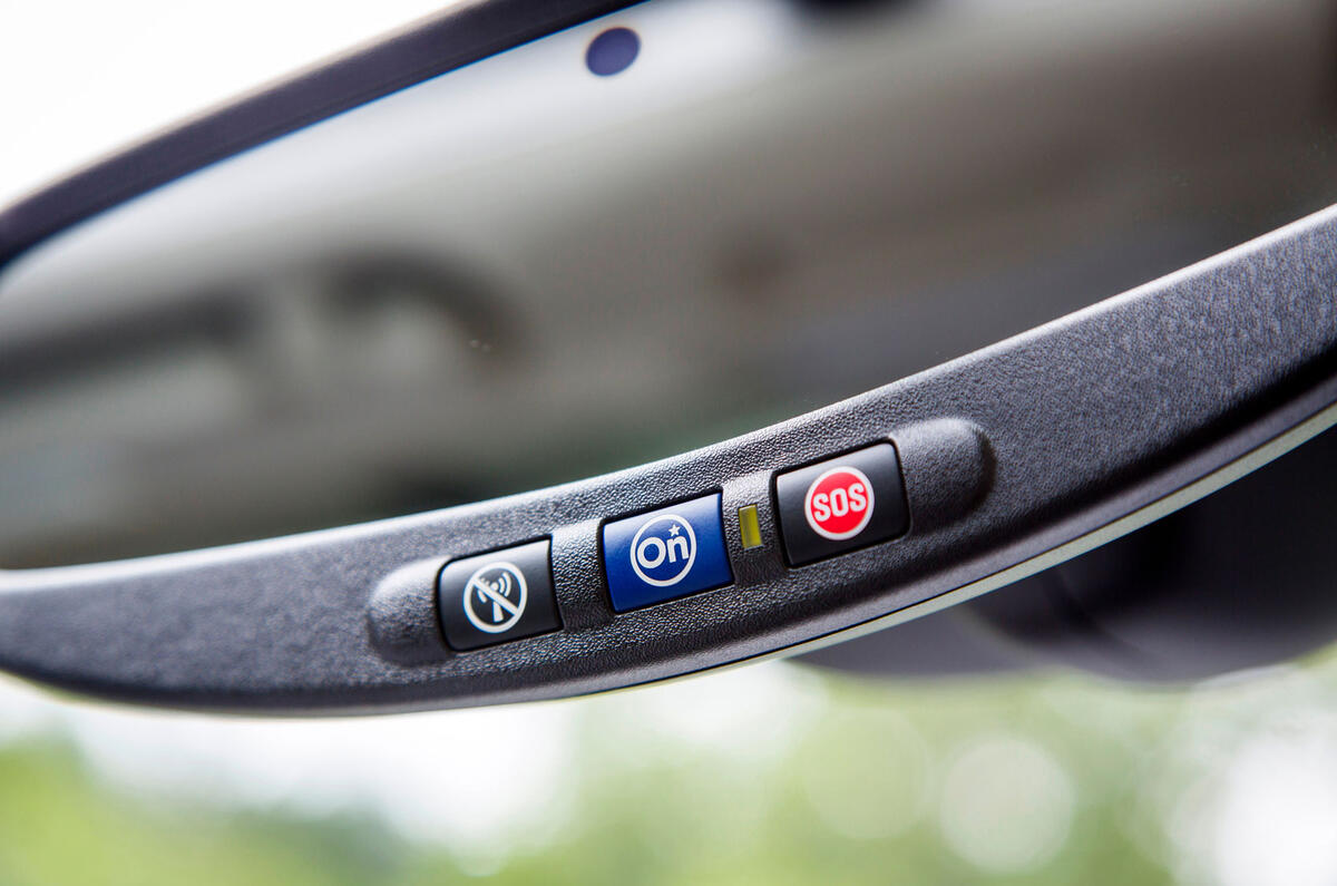 Vauxhall Zafira Tourer OnStar system