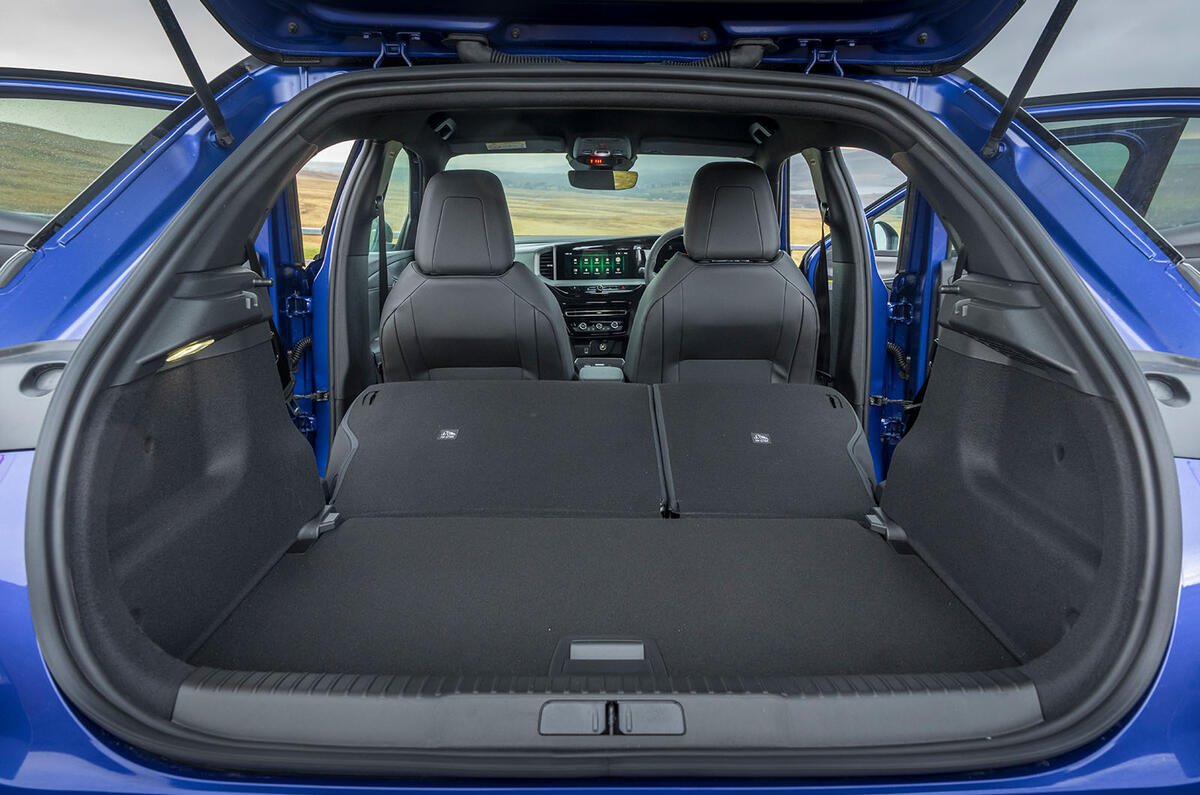 Coffre intérieur du Vauxhall Mokka Electric