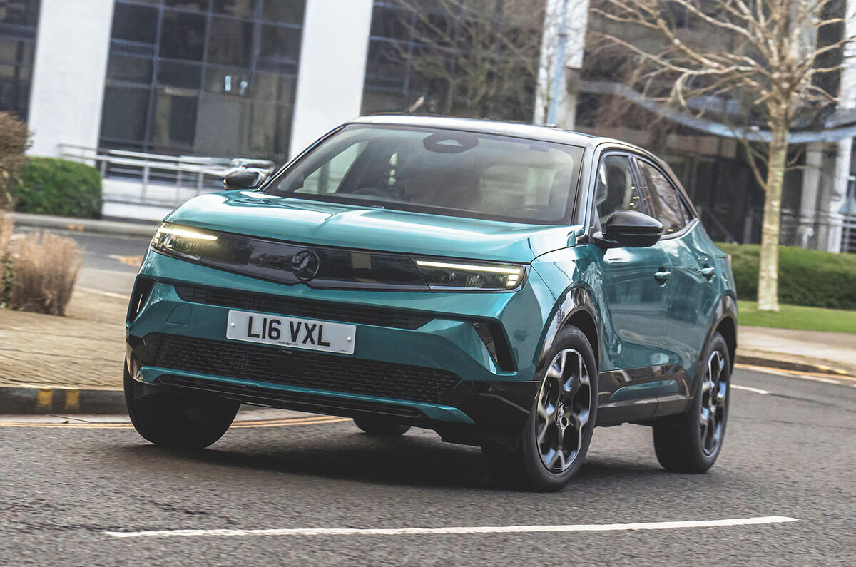 Vauxhall Mokka avant trois quarts de virage