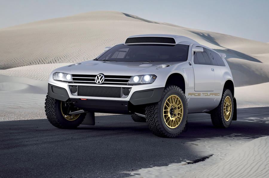 VW Race Touareg for the road