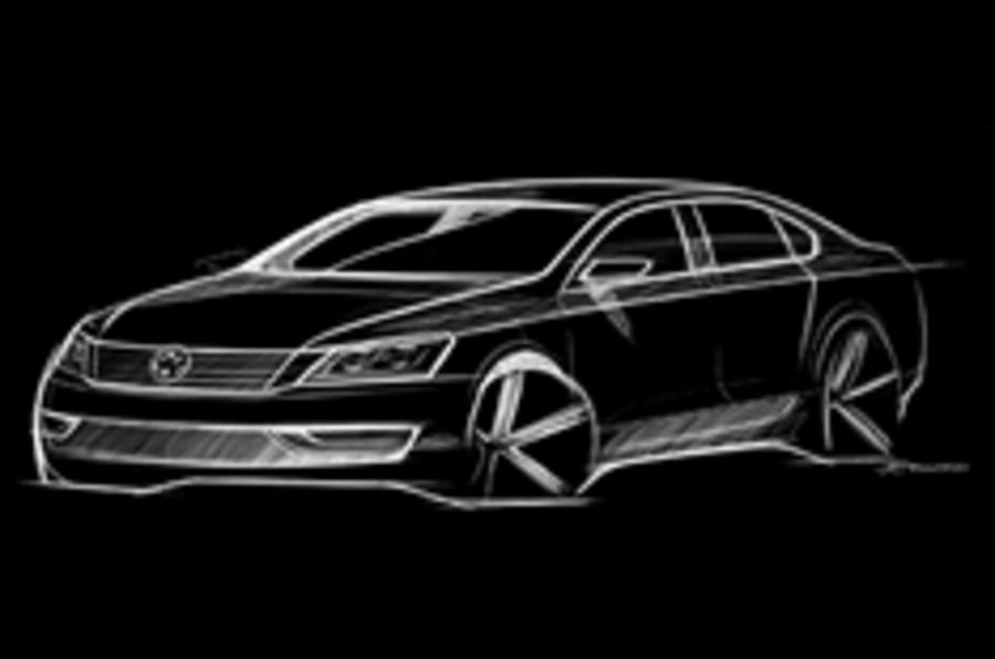VW releases sketch of US saloon