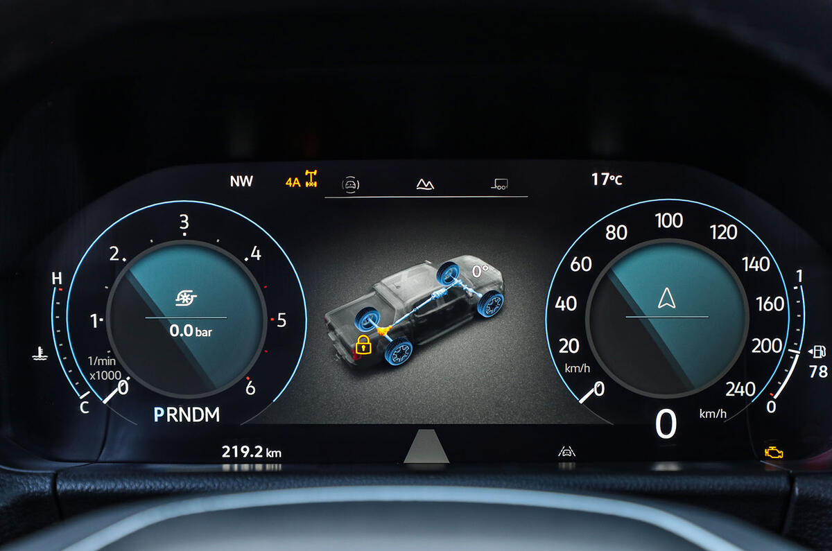 Volkswagen Amarok instrument cluster