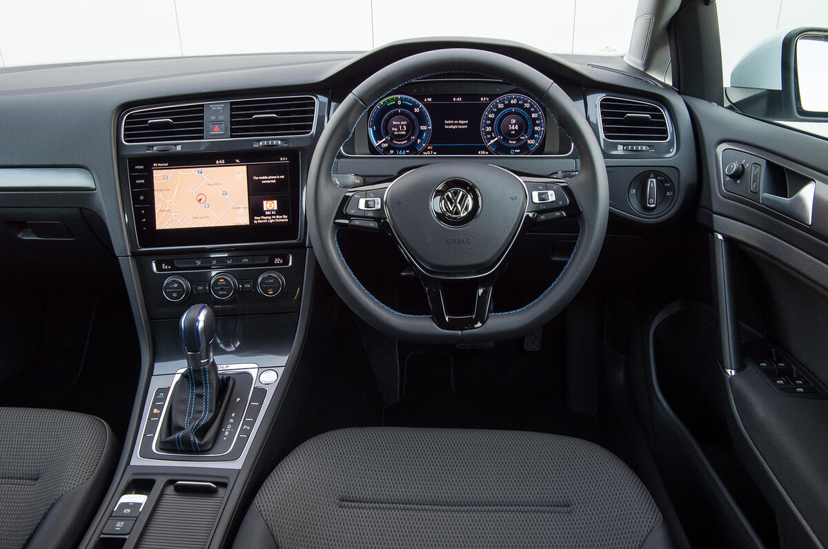 Volkswagen E Golf Interior Autocar