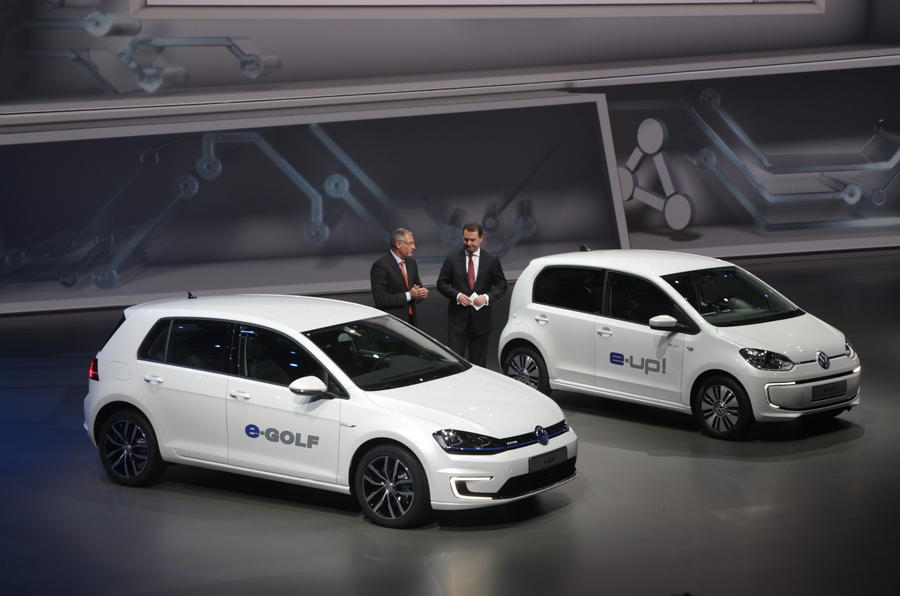 Frankfurt motor show 2013: Volkswagen e-Golf and e-Up