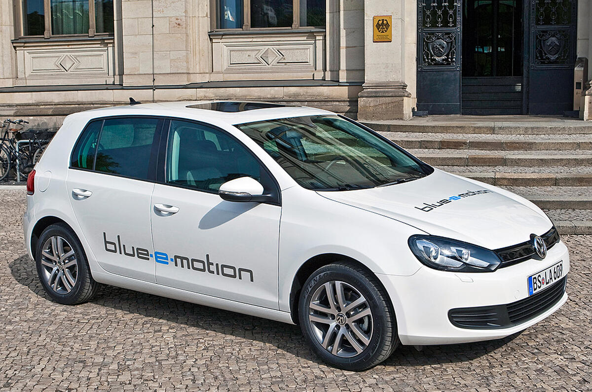 Electric VW Golf: new pics