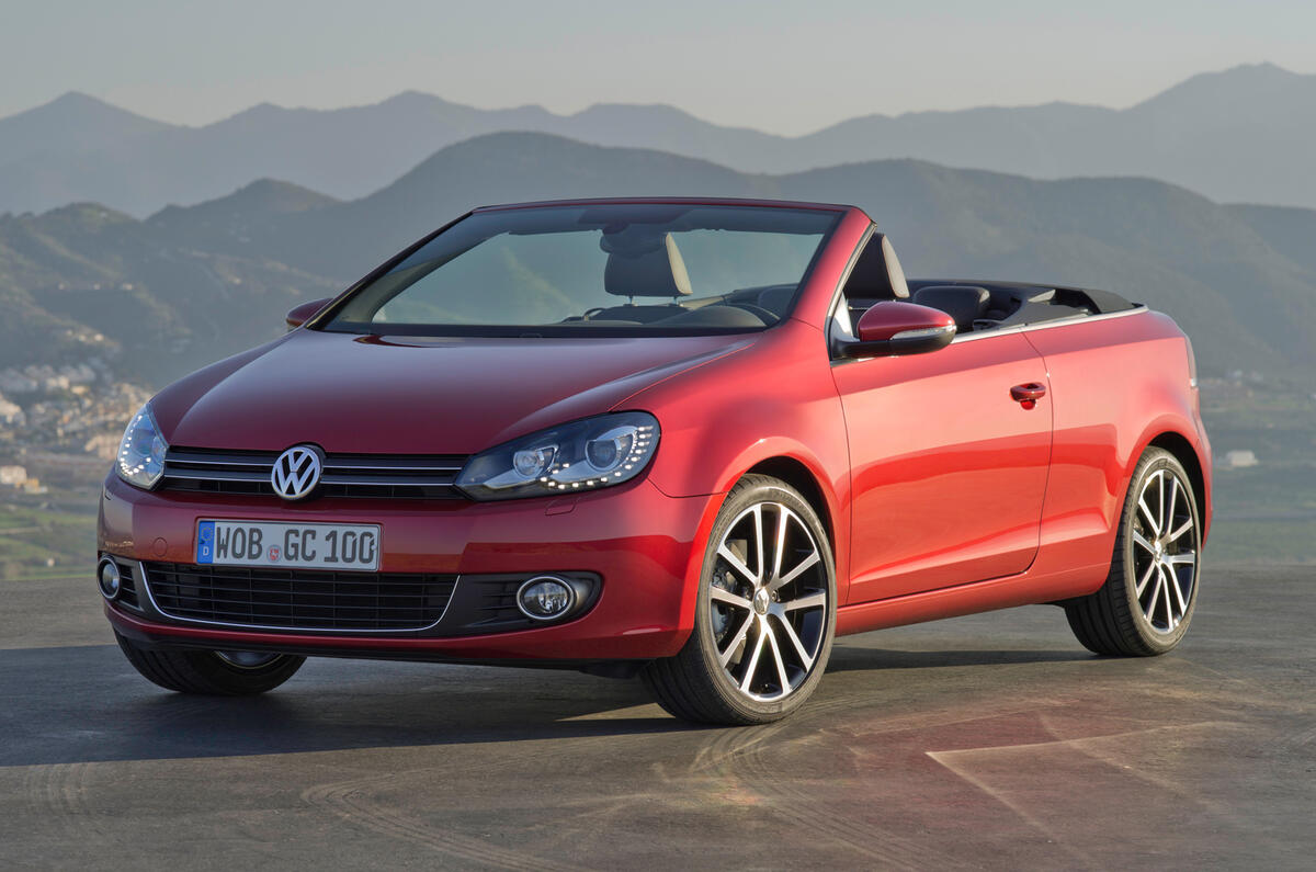 Geneva motor show: VW Golf cabrio 