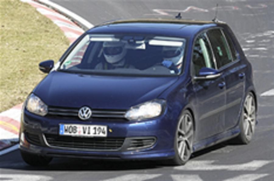 Hot VW Golf R20 snapped testing