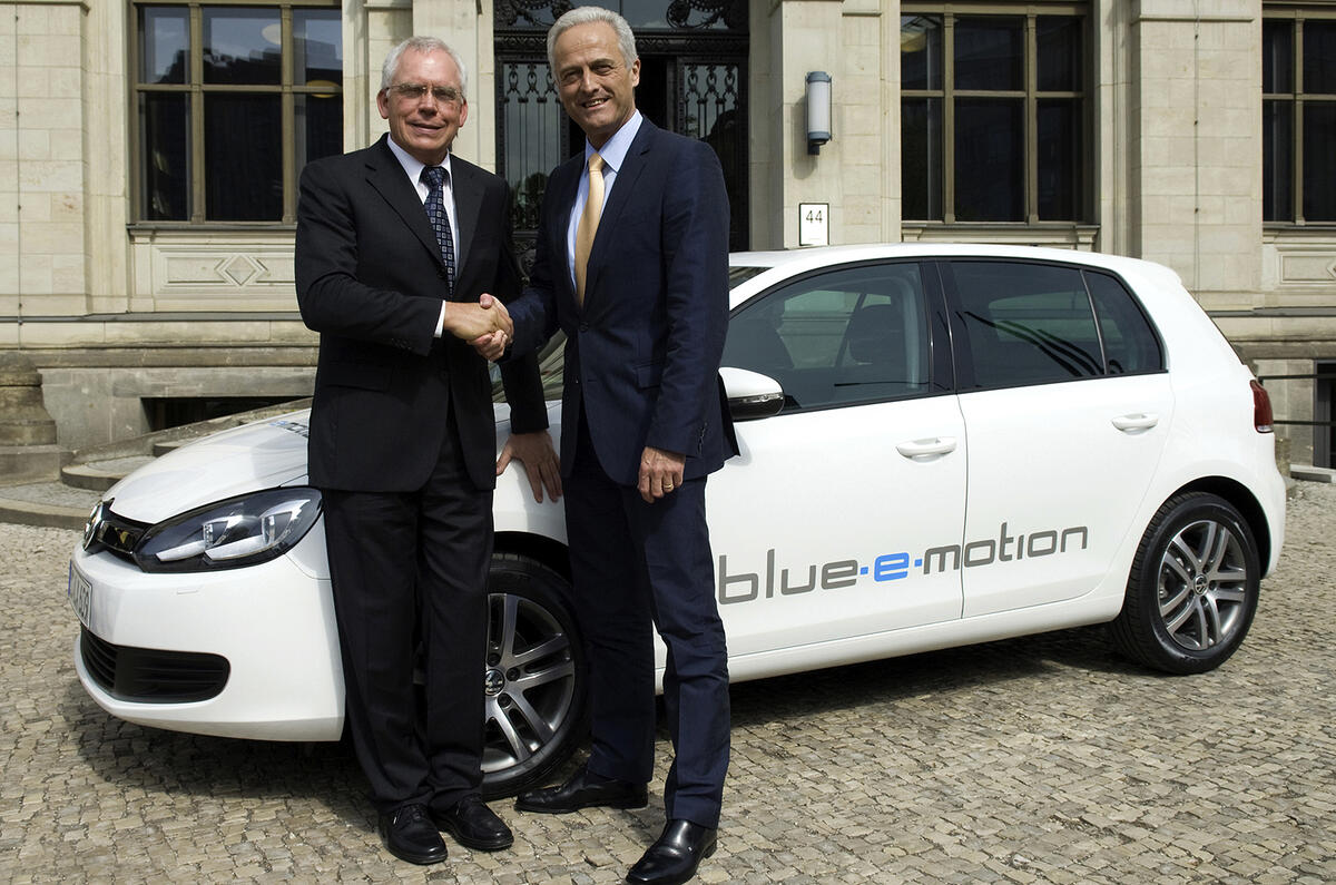 VW confirms electric Golf