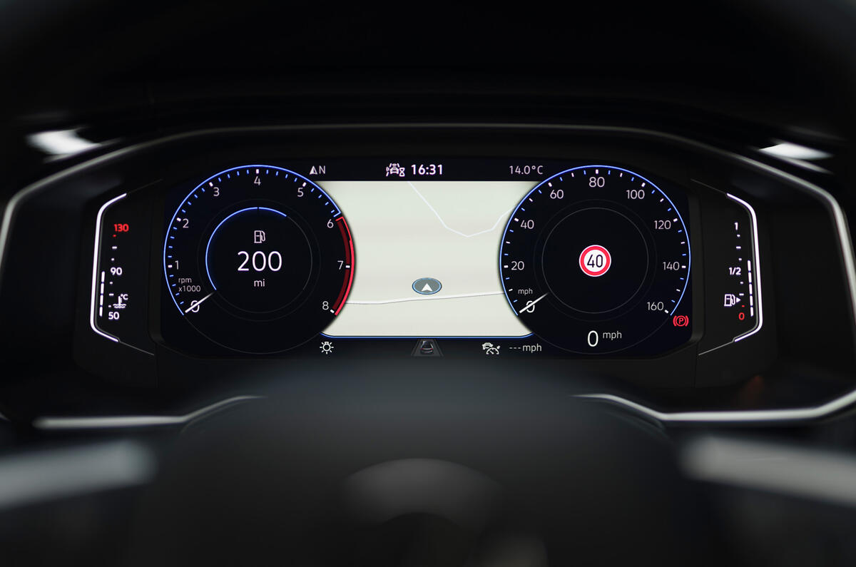 Volkswagen Polo Critique de l'affichage numérique du conducteur