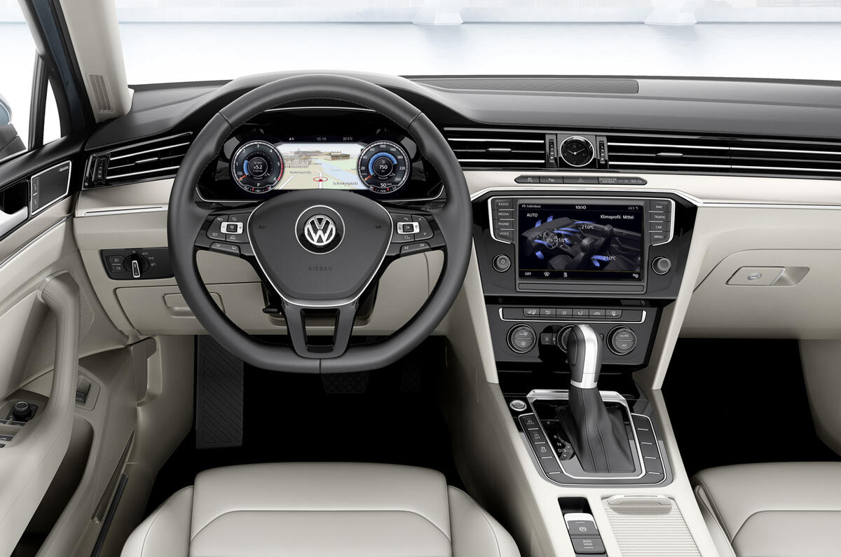 VW Passat dashboard