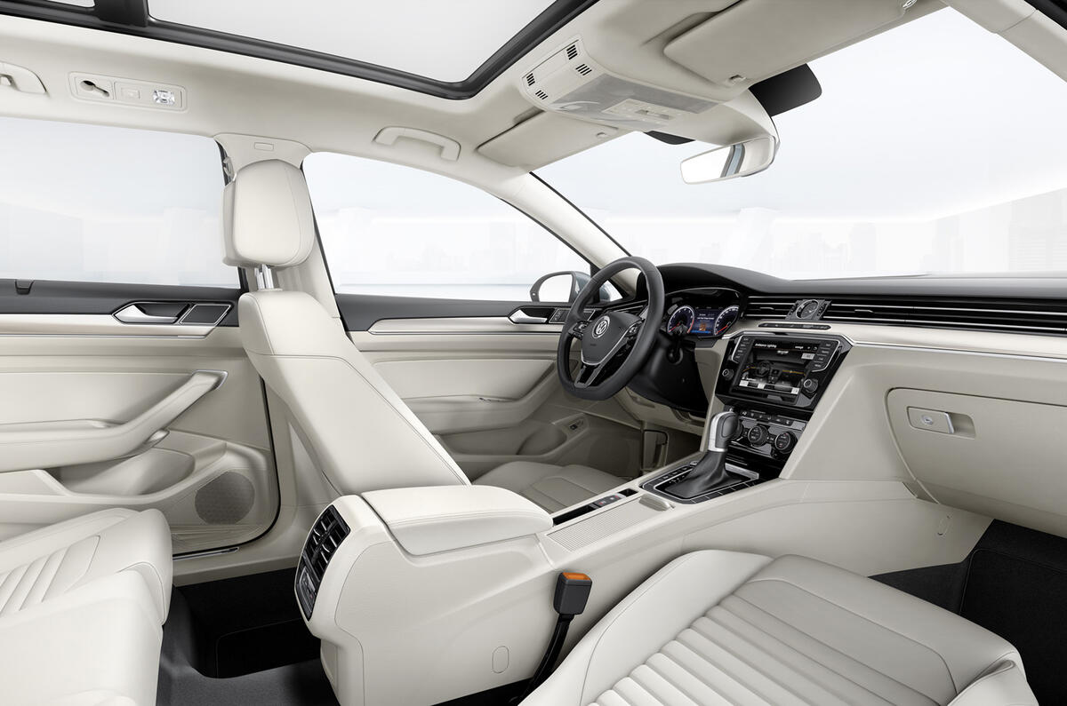 VW Passat interior