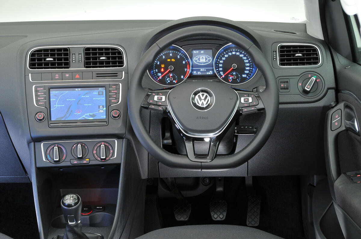Tableau de bord de la Volkswagen Polo