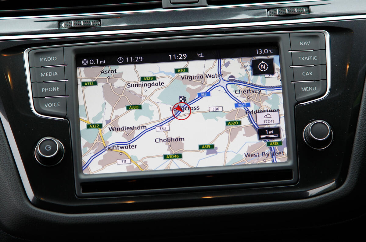 Volkswagen Tiguan sat nav