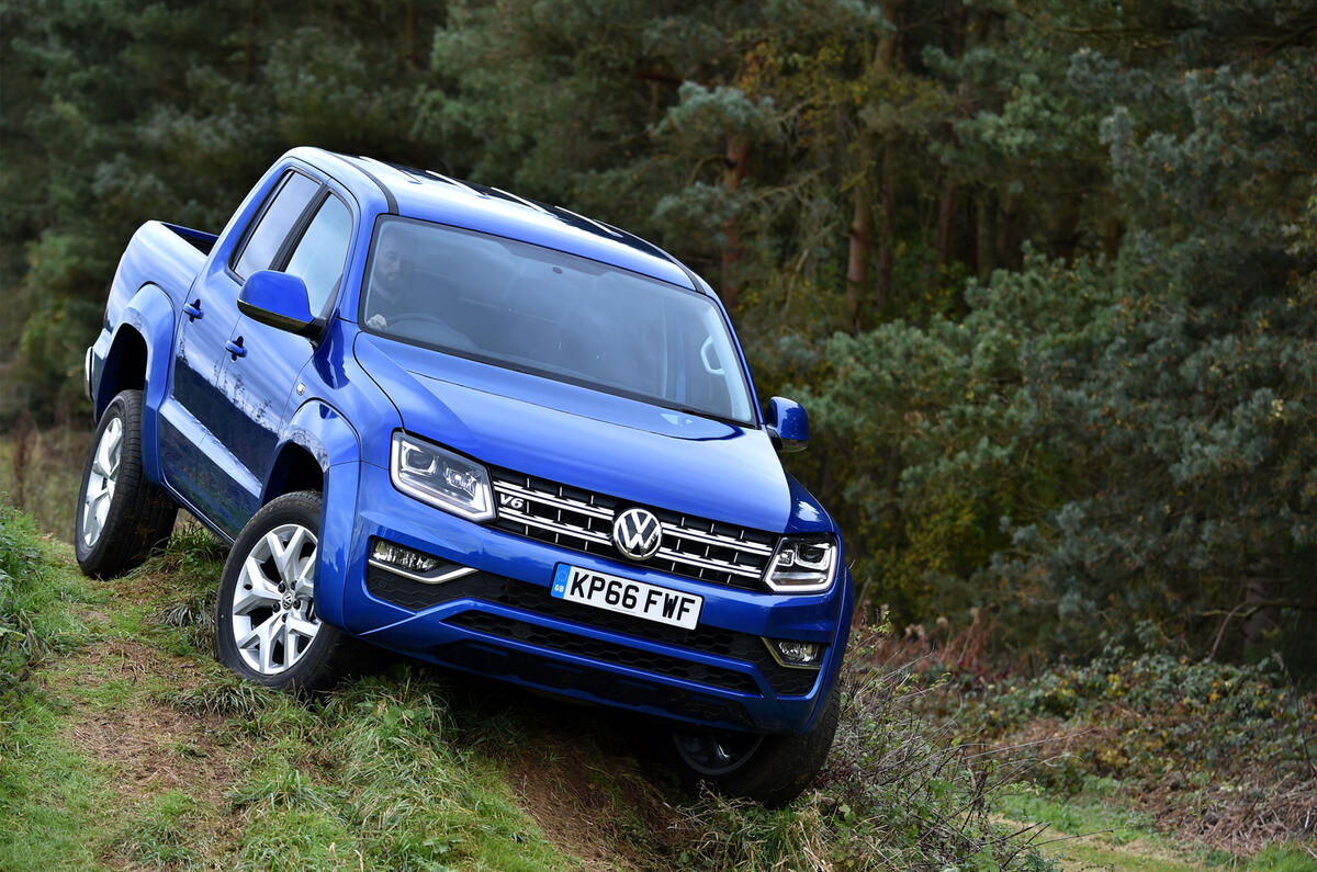 Volkswagen Amarok hill descent
