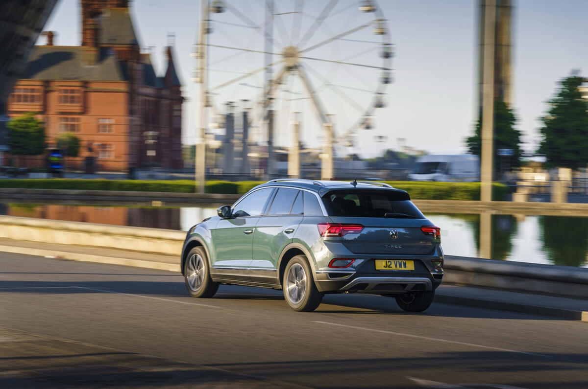 VW T Roc arrière ville